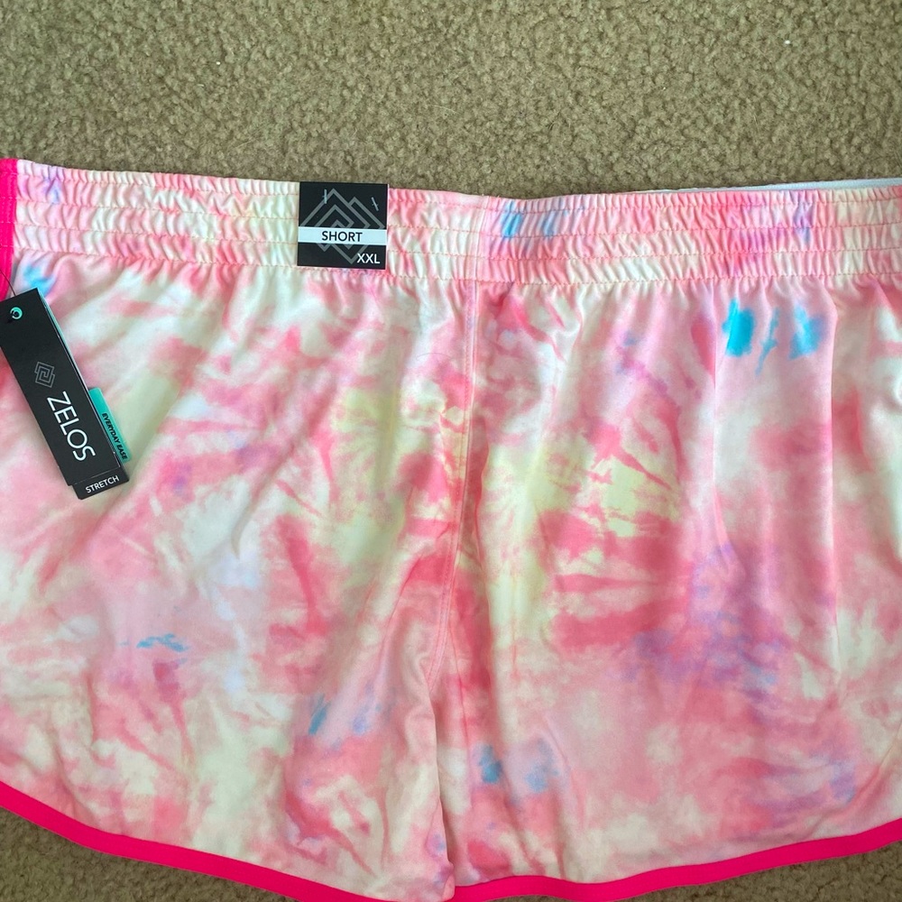 Multicolored Zelos athletic shorts